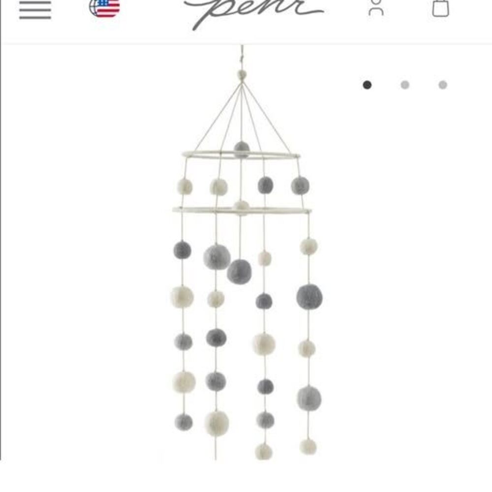 Pehr Two-Tiered Mobile Dream-A-Little Dreamh for baby.